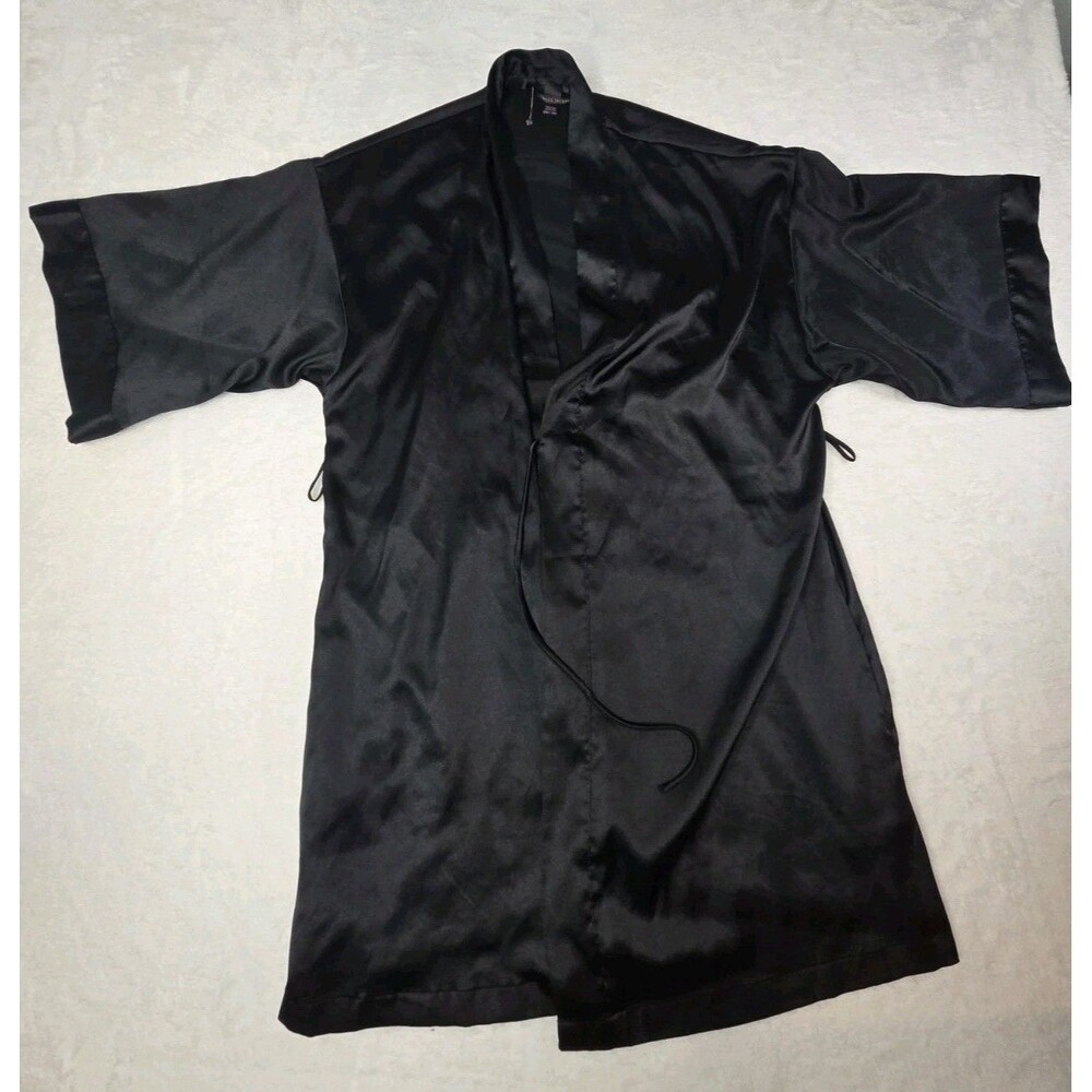 Victorias Secret Black Robe Kimono Small/Medium